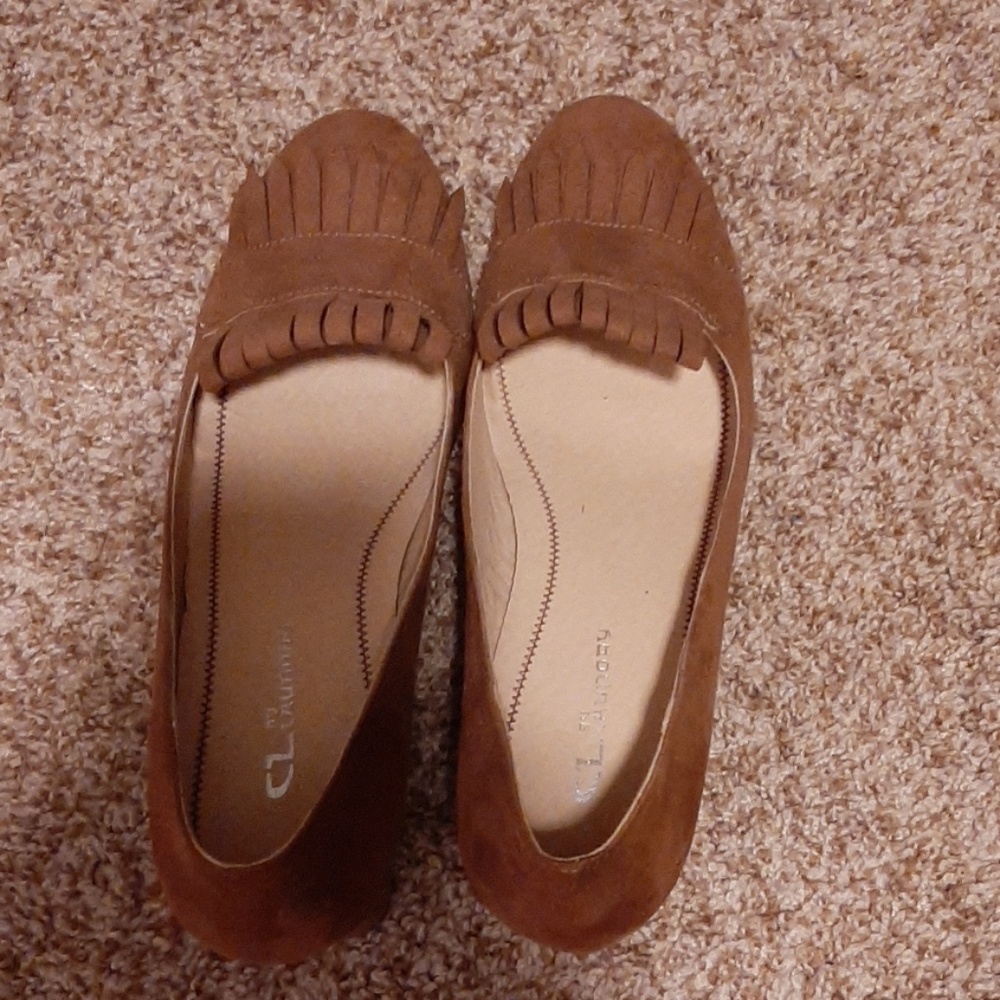 Camel Brown Suede. NWOT.
